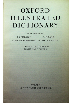Coulson oxford illustrated dictionary