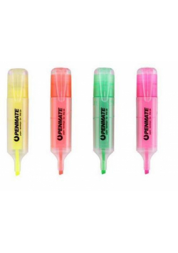 Zakreślacz fluorescencyjny 4 kolory PENMATE