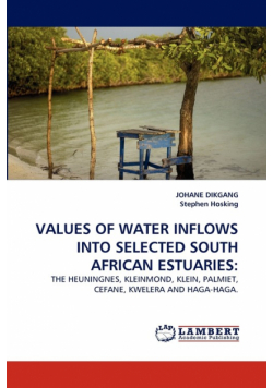 Values of Water Inflows Into Selected South African Estuaries