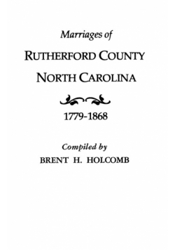 Marriages of Rutherford County, North Carolina, 1779-1868