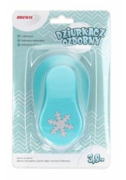 Dziurkacz ozdobny - Płatek śniegu 3,8cm MIX