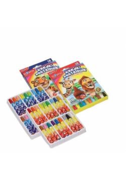 Kredki pastelowe 18 kolorów