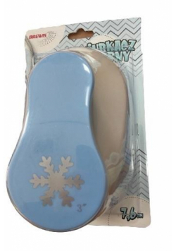 Dziurkacz ozdobny - Płatek śniegu 7,6cm MIX