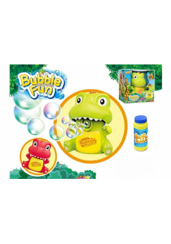 Dinozaur puszczający bańki