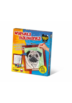 Wypukła malowanka Psy - Mops