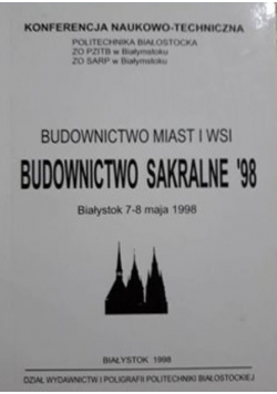 Budownictwo miast i wsi budownictwo sakralne 98