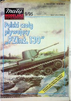 Mały modelarz nr 9 Polski czołg pływający PZInż 130