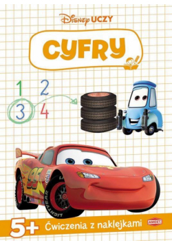 Ćwiczenia z naklejkami. Disney Uczy. Cyfry