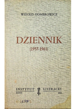 Gombrowicz Dziennik 1957 1961