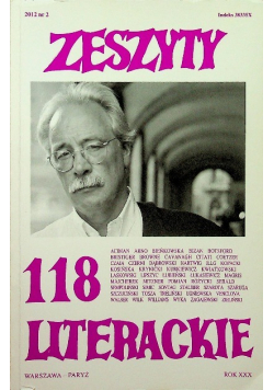 Zeszyty literackie numer 118