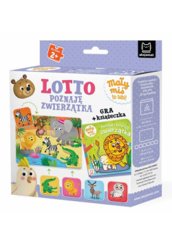 Lotto Poznaję zwierzątka Mały miś to lubi! Gra + książeczka