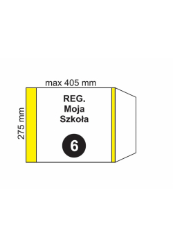 Okładka na podr regulowana NR 6 (20szt)
