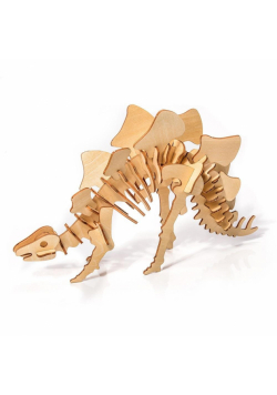 Puzzle drewniane Model 3D Stegozaur