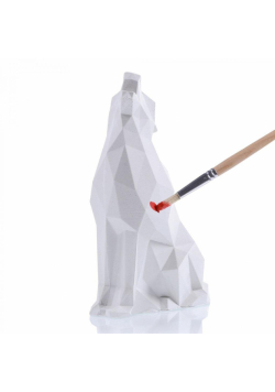 Figurka do pomalowania - Wolf Low Poly