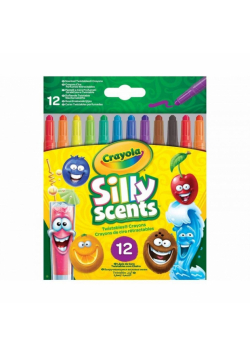 Kredki świecowe zapach. wykręcane 12 kol CRAYOLA