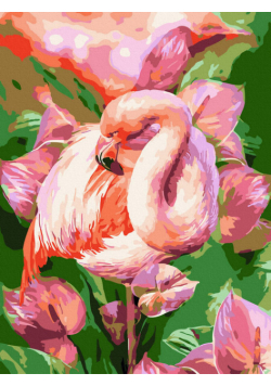 Malowanie po numerach 30x40cm Flaming