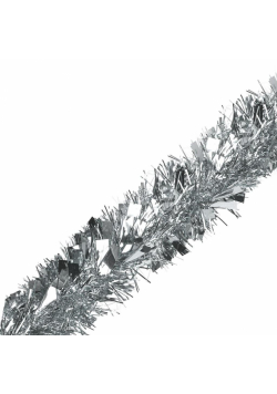 Łańcuch z długim włosem srebrny 200cm