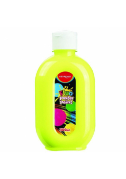 Farba plakatowa fluorescencyjna żółta 300ml