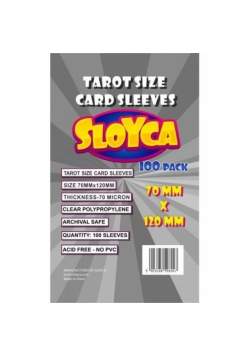 Koszulki Tarot 70x120mm (100szt) SLOYCA