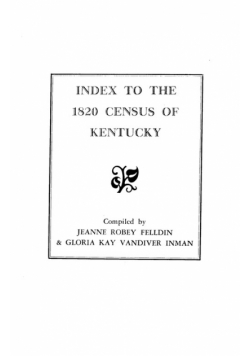 Index to the 1820 Census of Kentucky
