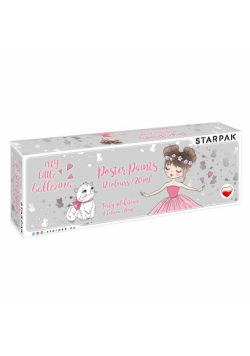 Farby plakatowe 12 kolorów 20ml Balerina