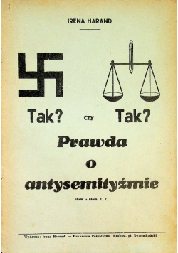 Prawda o antysemityzmie 1933 r.