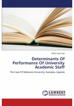 Determinants of Performance of University Academic Staff