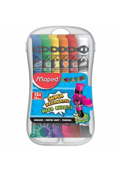 Farby Superpower 12ml x12 w Alu. Tubkach MAPED