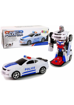 Samochód policyjny 2w1 transformers