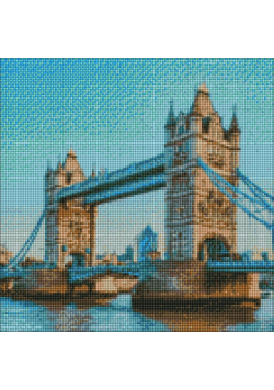 Diamentowa mozaika - Tower Bridge 40x40cm