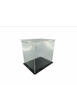 Gablotka składana 20x15x20 cm czarna podstawa