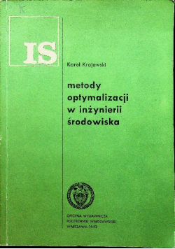 Metody optymalizacji w inżynierii środowiska