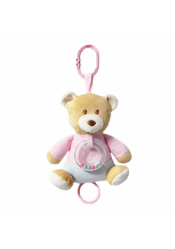 Pozytywka miś z grzechotką 18cm