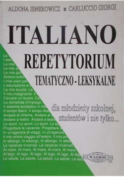 Italiano Repetytorium Tematyczno Leksykalne