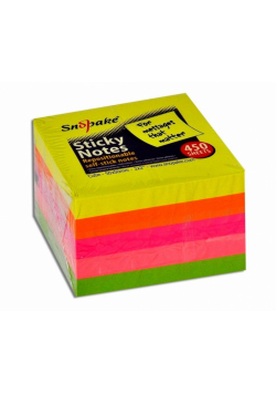 Karteczki samoprzylepne 50x50 neon 400 kartek