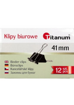 Klipy biurowe 41mm 12szt