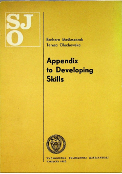 Appendix to developing skills