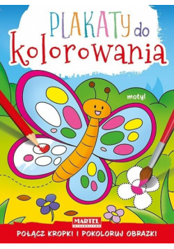 Plakaty do kolorowania - Motyl