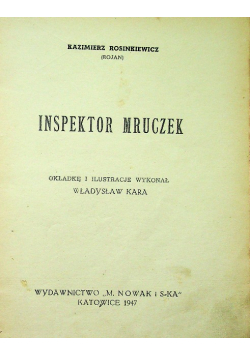 Inspektor Mruczek 1947 r.