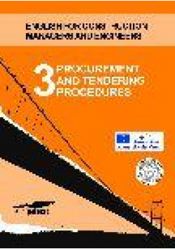 Procurement and tendering procesures 3- CD
