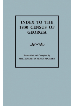 Index to the 1830 Census of Georgia