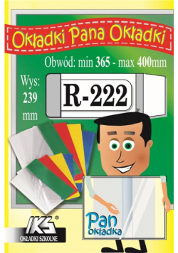 Okładka książkowa regulowana R222 (25szt) IKS