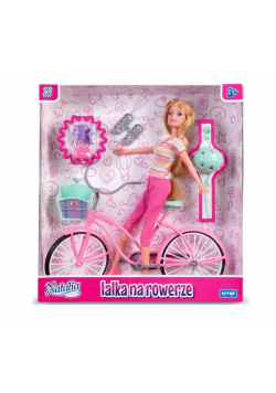 Lalka Natalia na rowerze