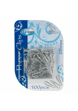 Spinacze biurowe trójkątne 28mm 100szt 80819