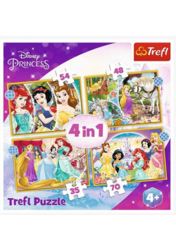 Puzzle 4w1 Szczęśliwy dzień TREFL