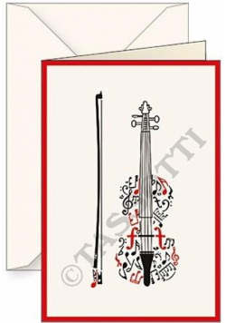 Karnet B6 + koperta Violino