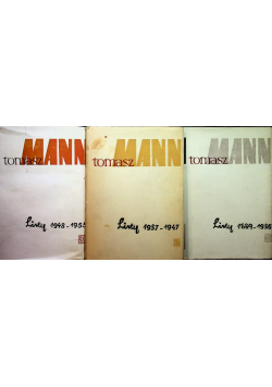 Mann Lity 1889 1936 / Listy 1937 1947 / Listy 1948 1955