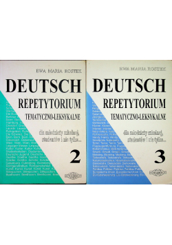 Deutsch repetytorium tematyczno leksykalne tom 2 i 3