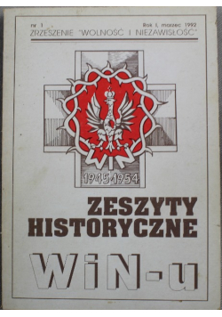 Zeszyty Historyczne WINu Nr 1