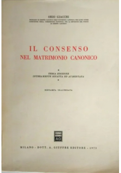 Il consenso nel matrimonio canonico